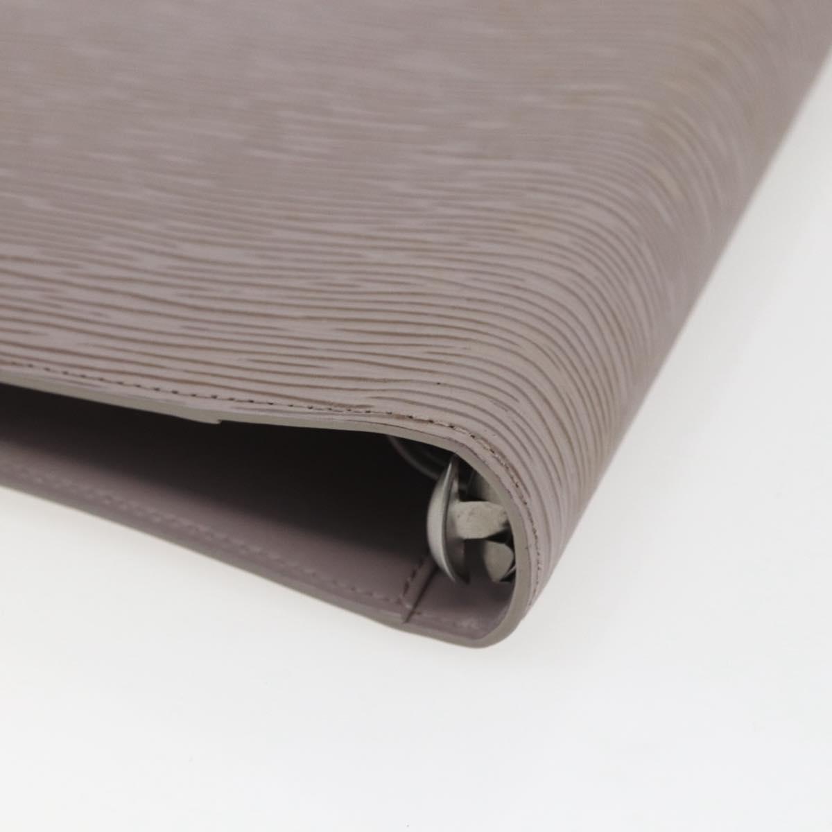LOUIS VUITTON Epi Agenda MM Day Planner Cover Lilac R2004B LV Auth 165647