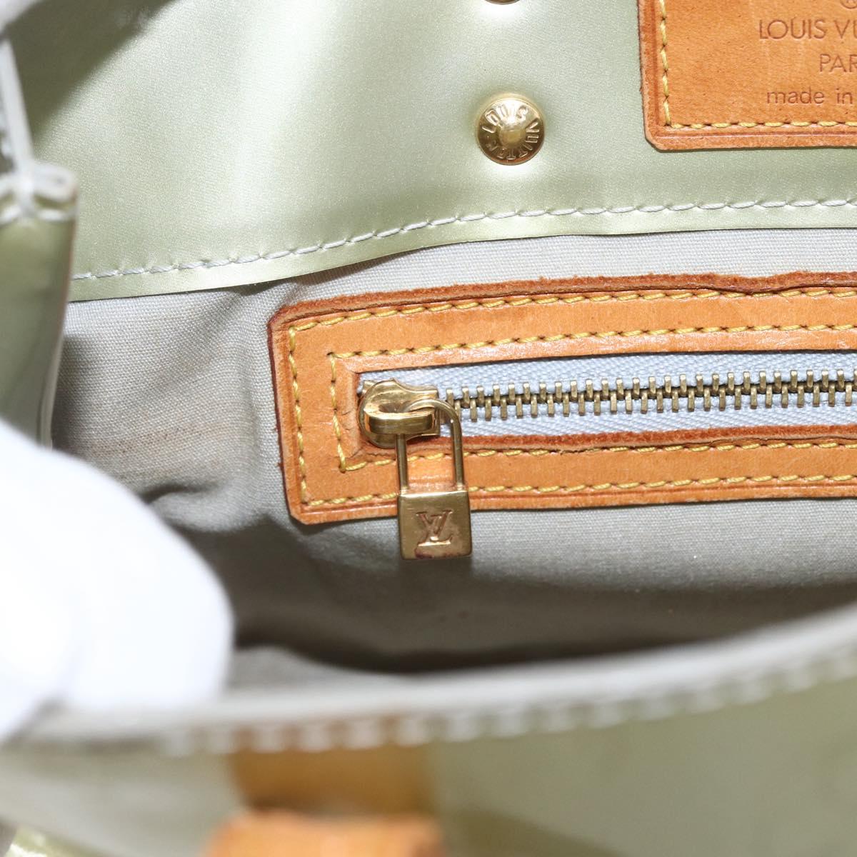 LOUIS VUITTON Monogram Vernis Reade PM Hand Bag Gris M91145 LV Auth 165648