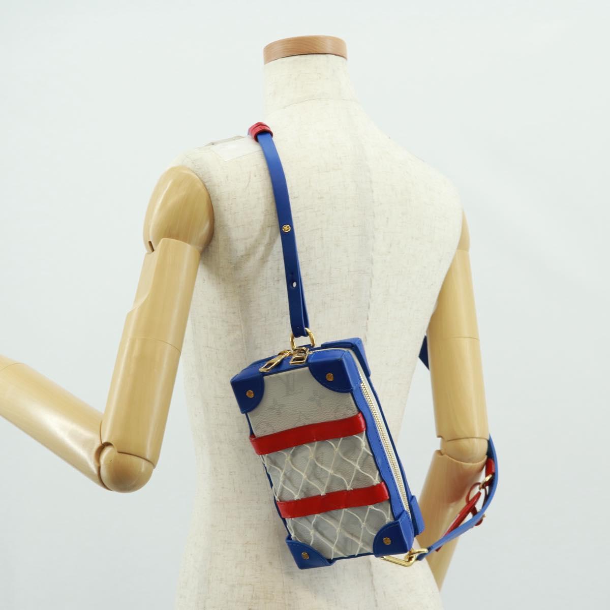 LOUIS VUITTON Monogram LVxNBA Soft Trunk Phone Box Bag M80101 LV Auth 165650SAM