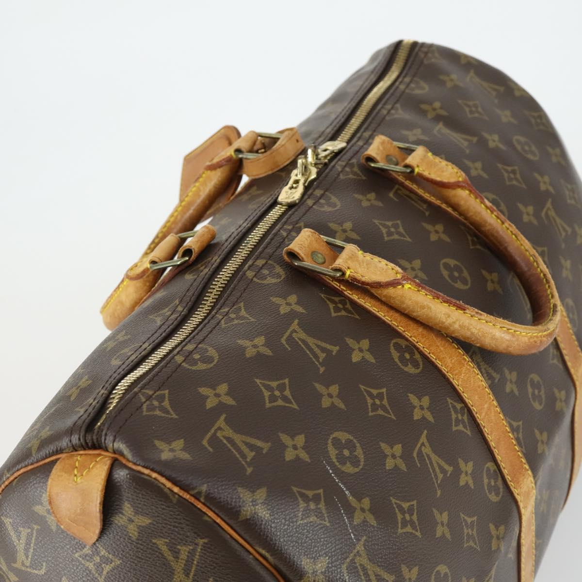LOUIS VUITTON Monogram Keepall 45 Boston Bag M41428 LV Auth 165657