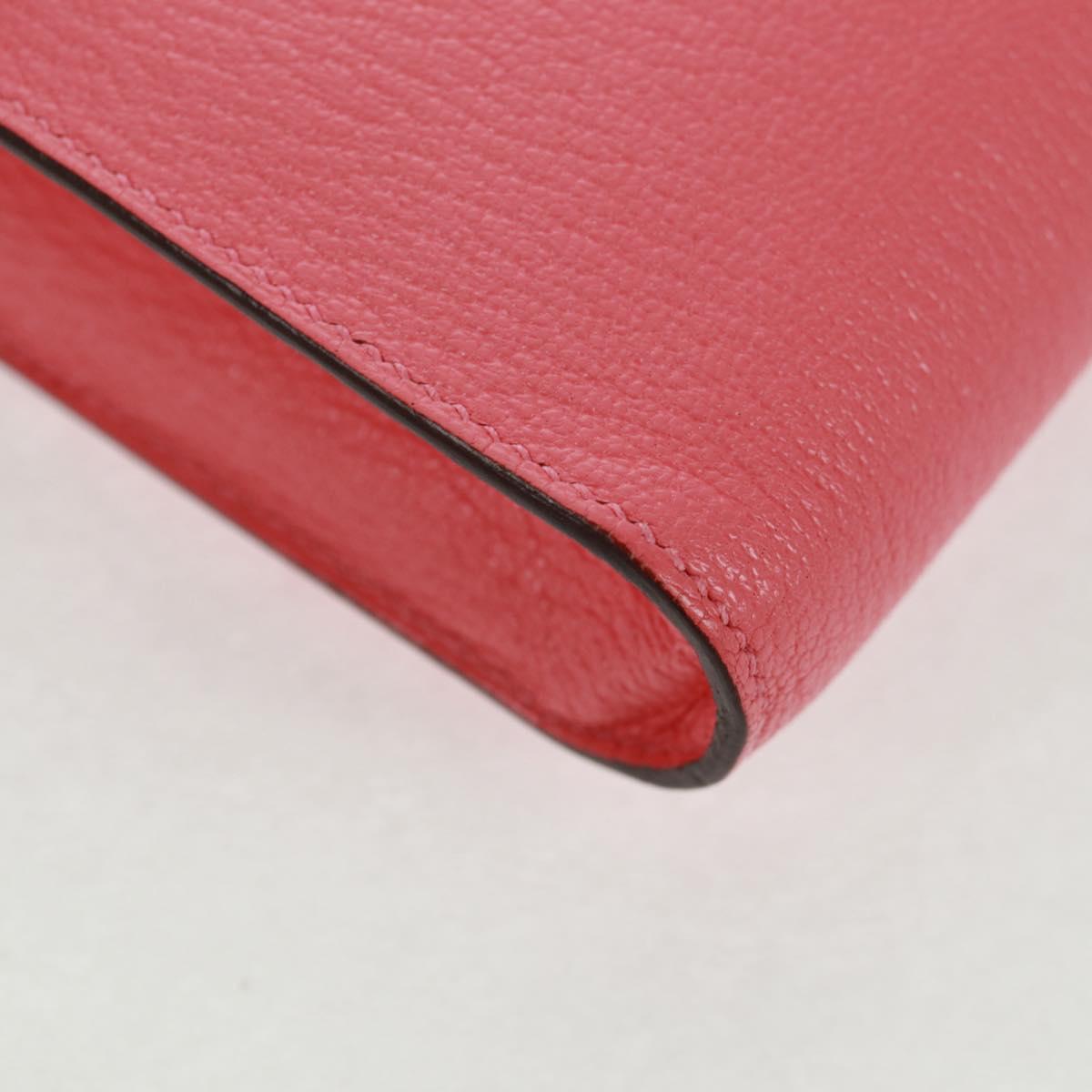 HERMES Click 16 Shoulder Bag Glenemush Pink Silver Auth 165658SM