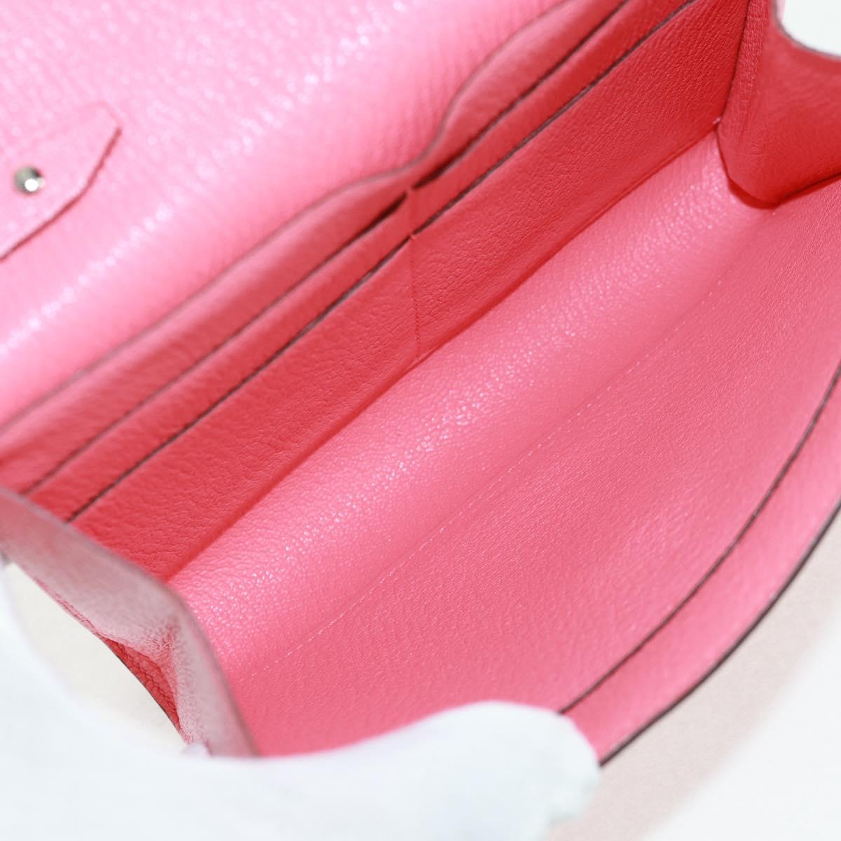 HERMES Click 16 Shoulder Bag Glenemush Pink Silver Auth 165658SM