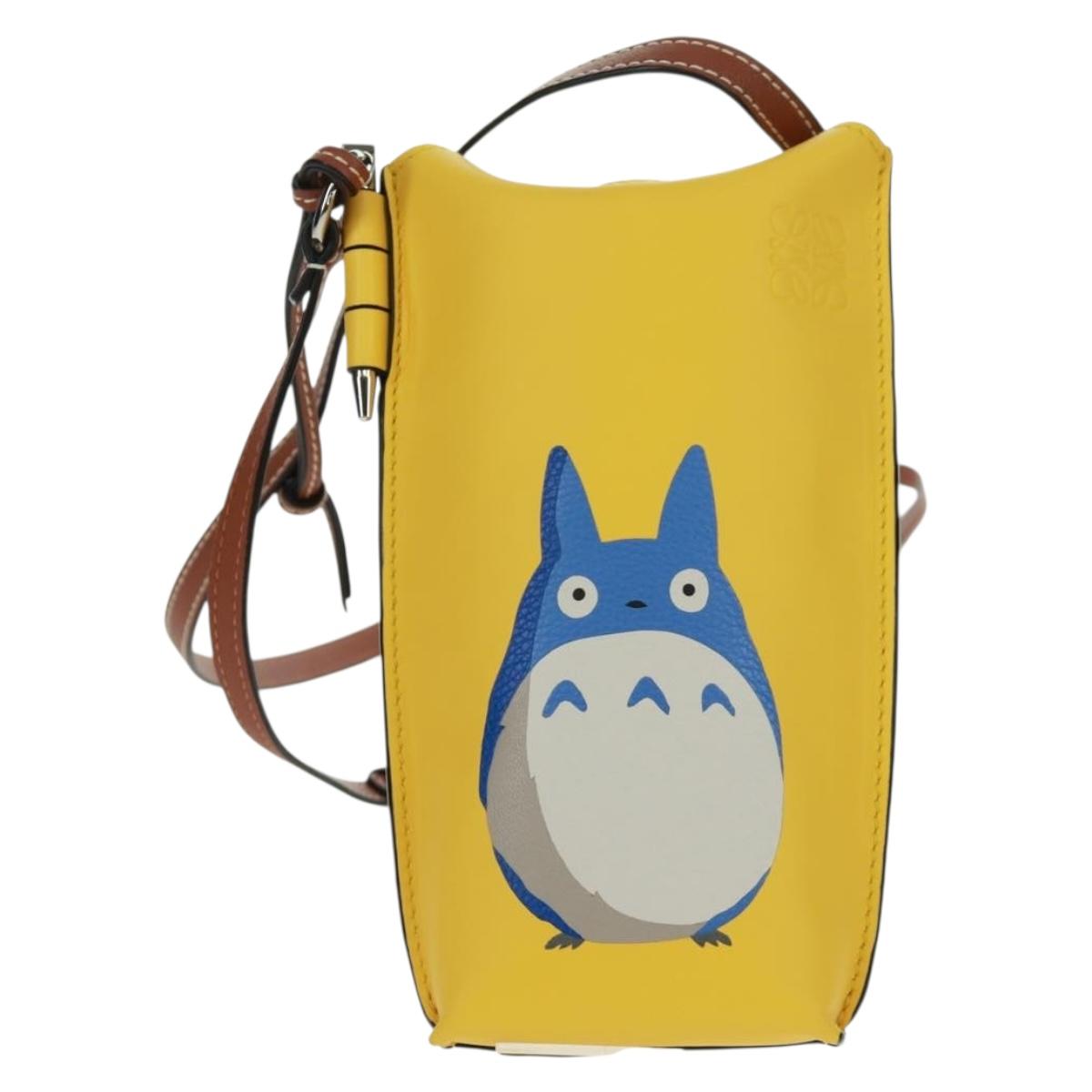 LOEWE ﾃ Studio Ghibli My Neighbor Totoro Gate Pocket Bag Auth 165672SM