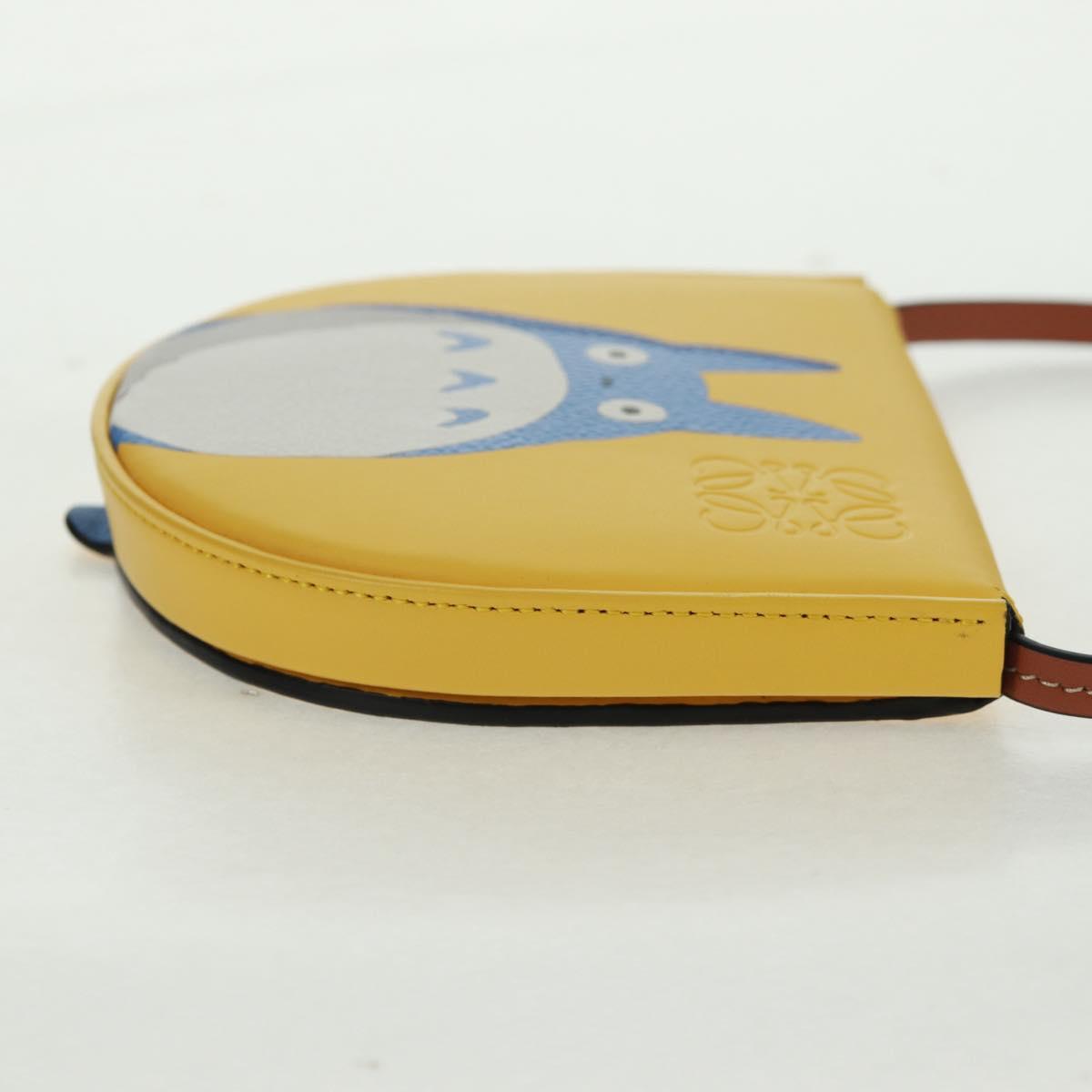 LOEWE ﾃ Studio Ghibli My Neighbor Medium Totoro Heel Pouch Mini Auth 165678SM