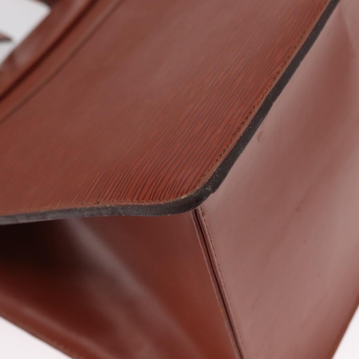 LOUIS VUITTON Epi Riviera Hand Bag Brown M48183 LV Auth 165714