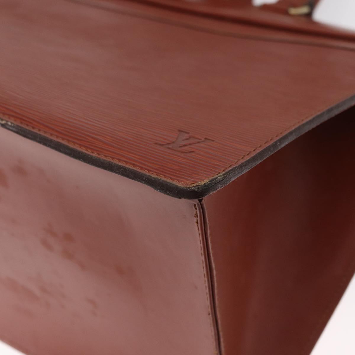 LOUIS VUITTON Epi Riviera Hand Bag Brown M48183 LV Auth 165714