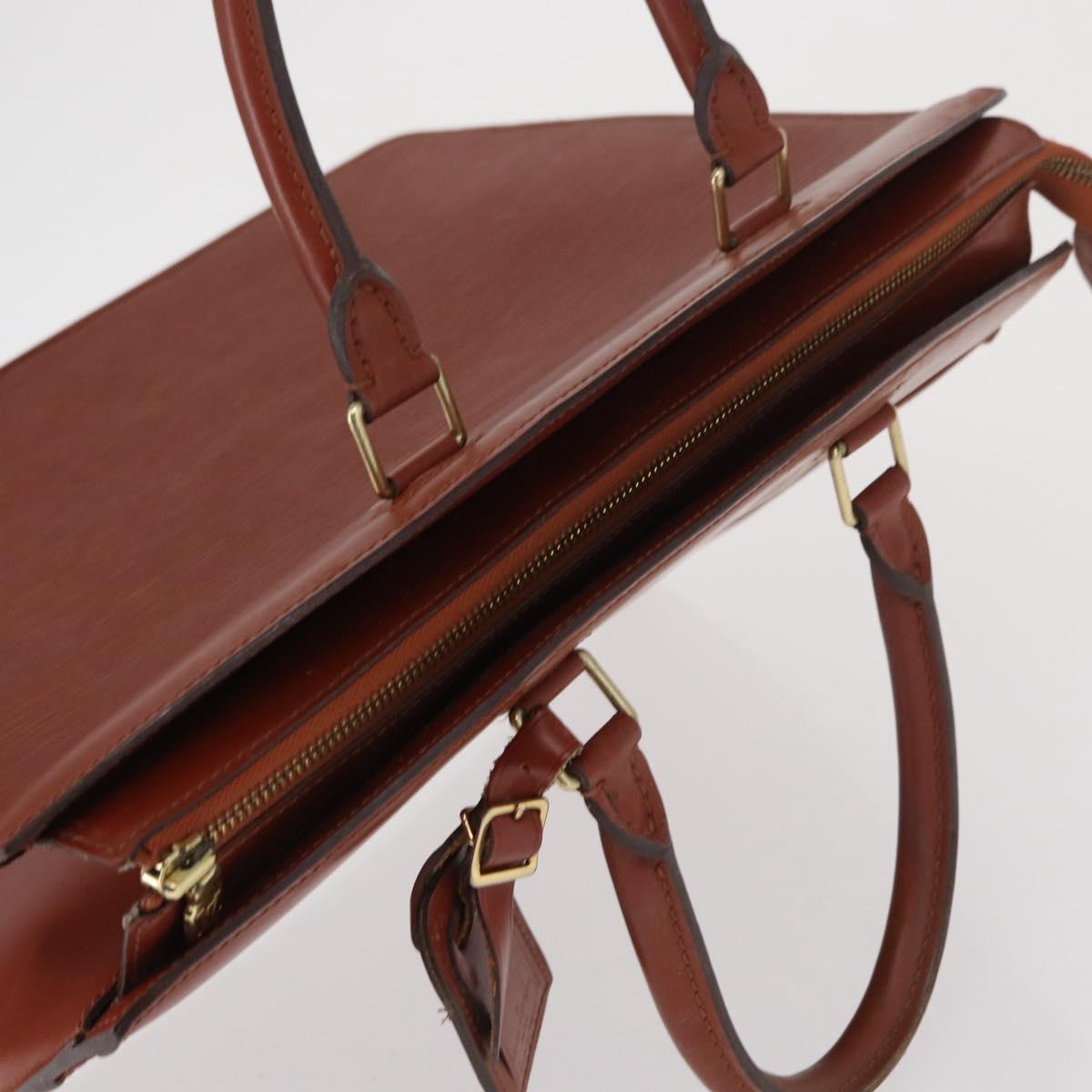 LOUIS VUITTON Epi Riviera Hand Bag Brown M48183 LV Auth 165714