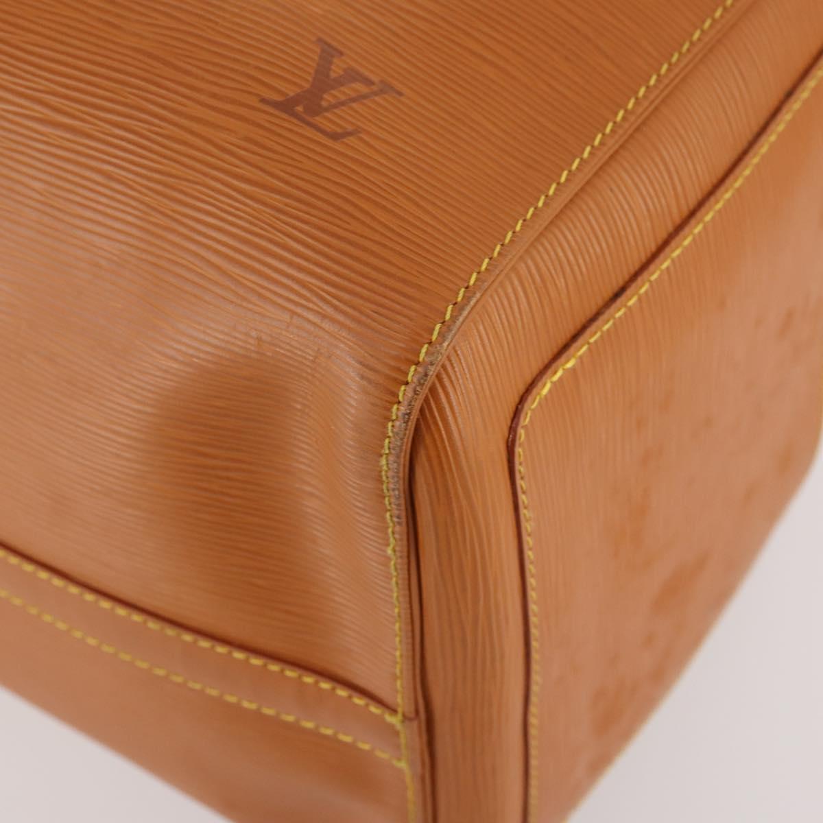 LOUIS VUITTON Epi Keepall 50 Boston Bag Brown M42968 LV Auth 165716A