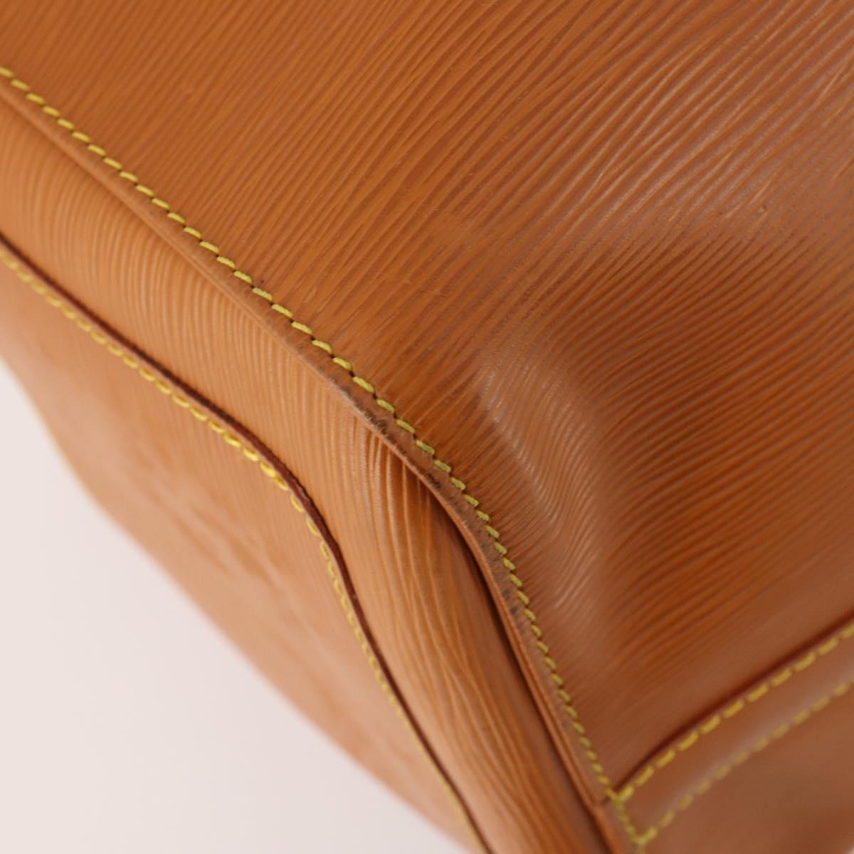 LOUIS VUITTON Epi Keepall 50 Boston Bag Brown M42968 LV Auth 165716A