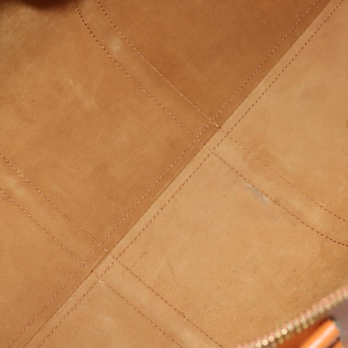 LOUIS VUITTON Epi Keepall 50 Boston Bag Brown M42968 LV Auth 165716A