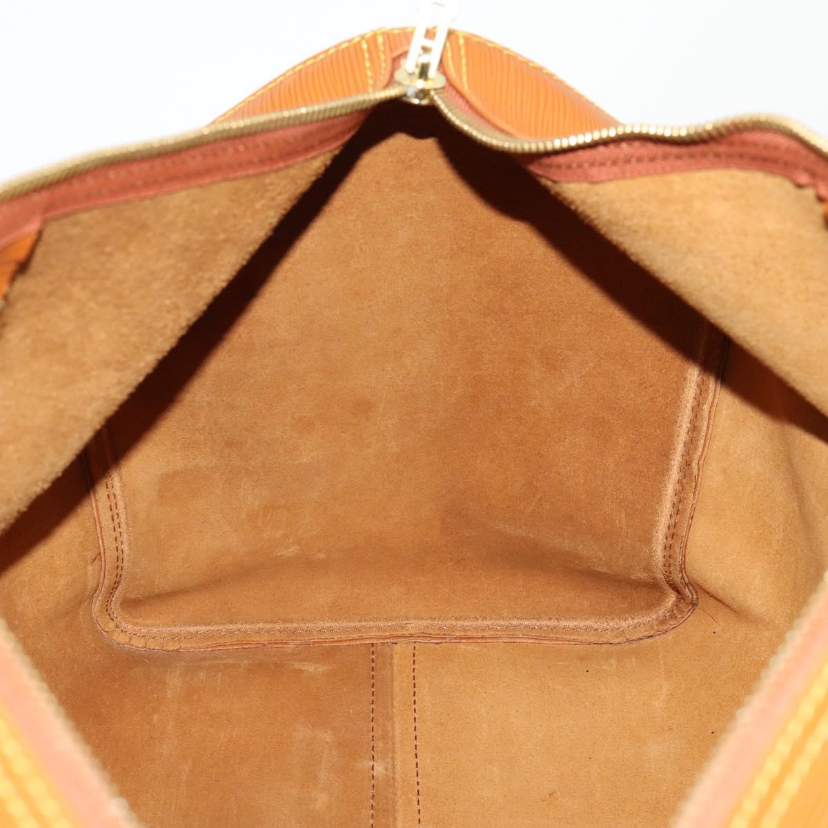 LOUIS VUITTON Epi Keepall 50 Boston Bag Brown M42968 LV Auth 165716A