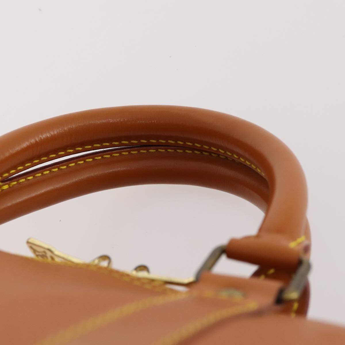 LOUIS VUITTON Epi Keepall 50 Boston Bag Brown M42968 LV Auth 165716A