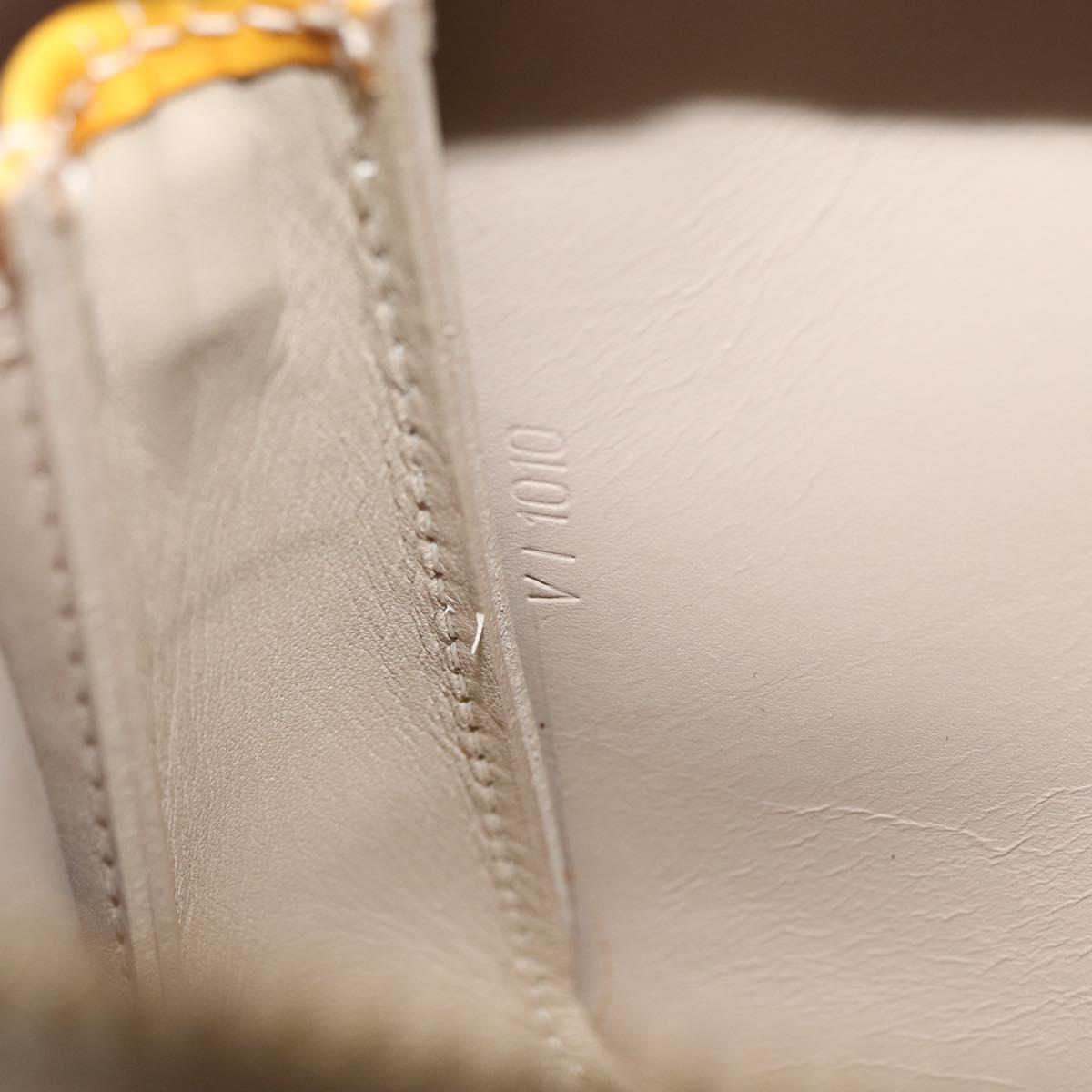 LOUIS VUITTON Monogram Vernis Lexington Accessory Pouch Beige M91010 Auth 165721
