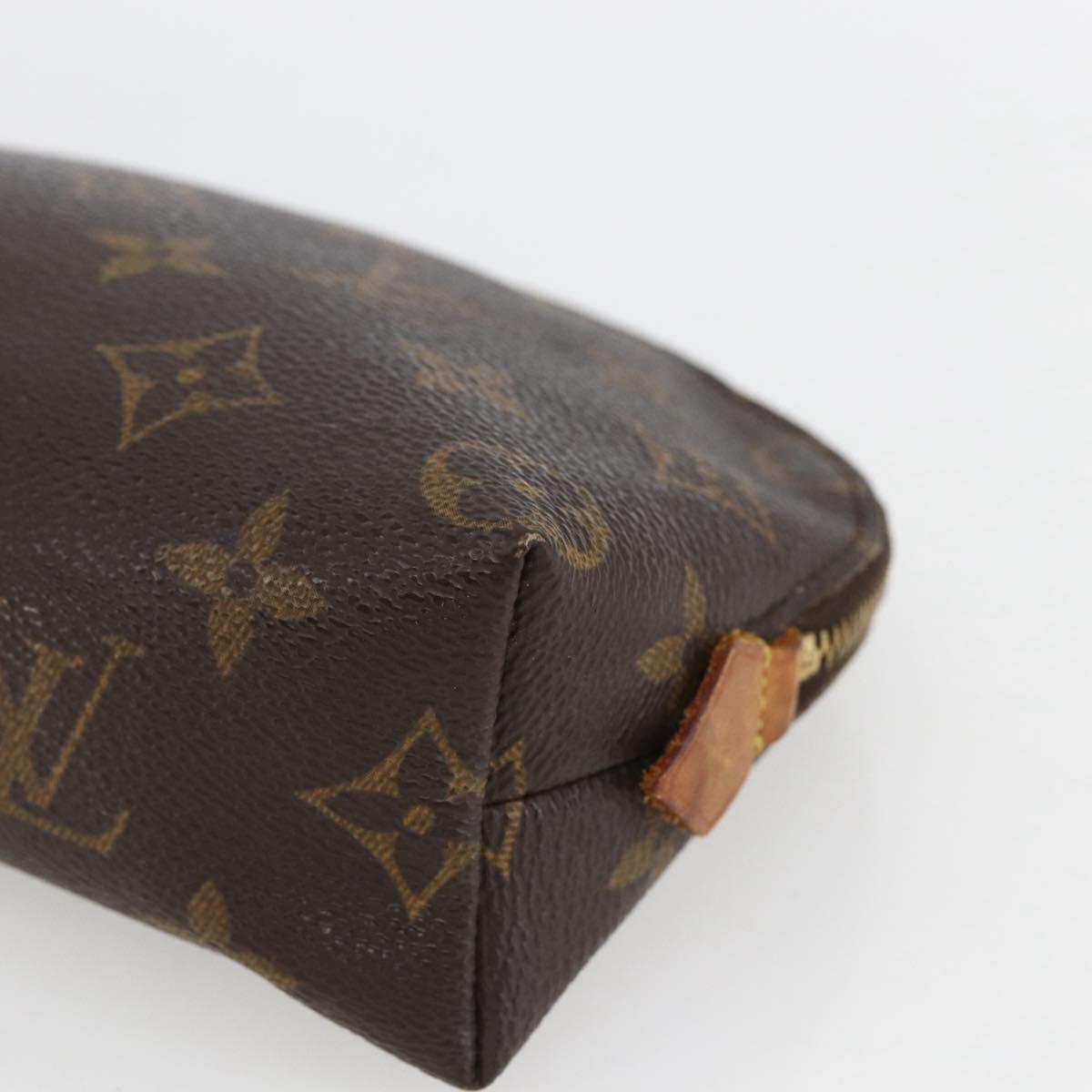 LOUIS VUITTON Monogram Pochette Cosmetic PM Pouch M43998 LV Auth 165725