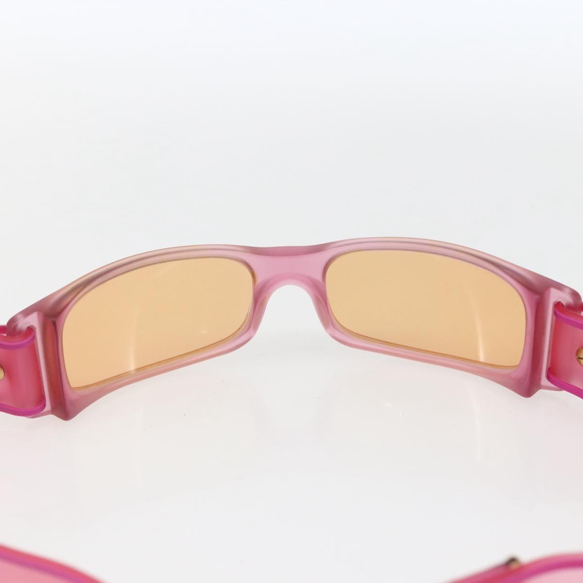 CHANEL Sunglasses Rubber Pink CC Auth 165731V