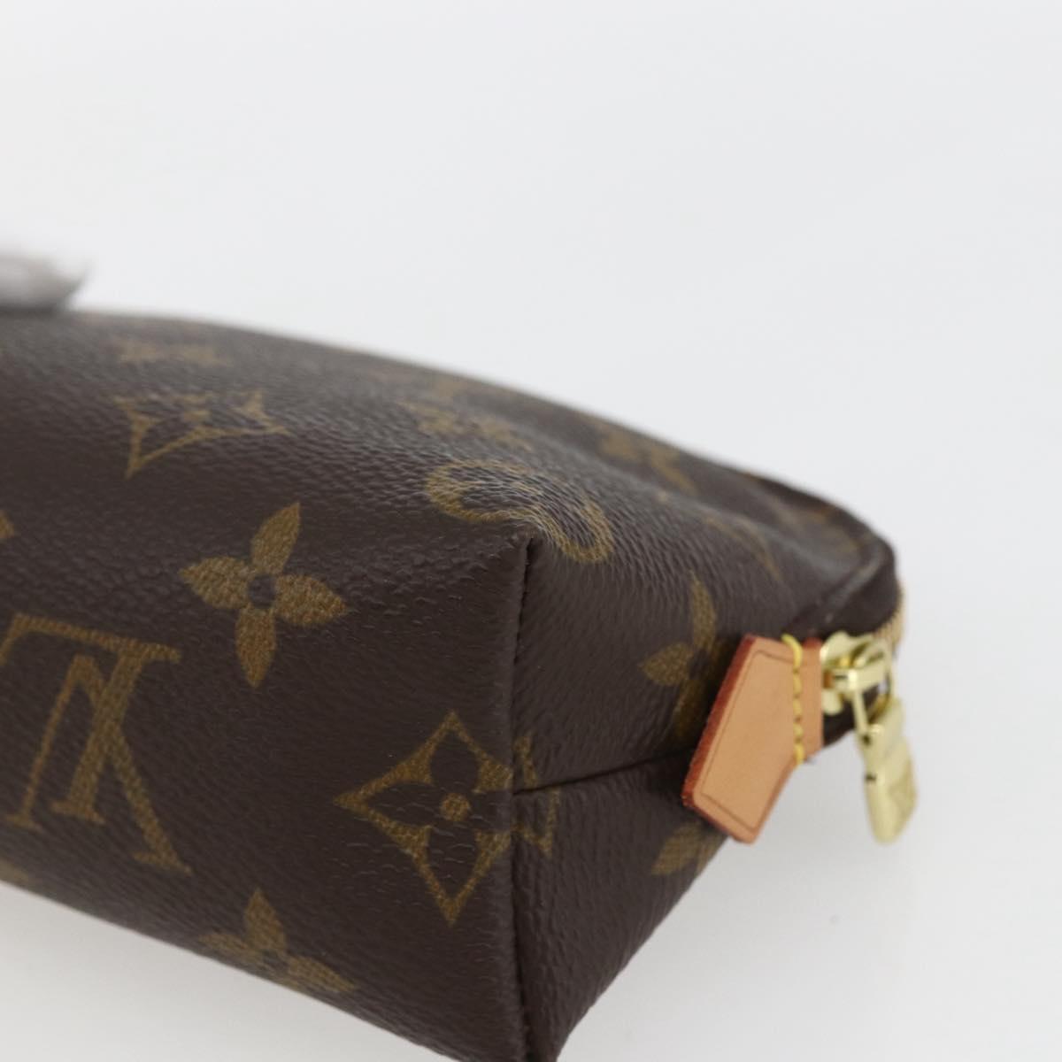 LOUIS VUITTON Monogram Pochette Cosmetic PM Pouch M43998 LV Auth 165733