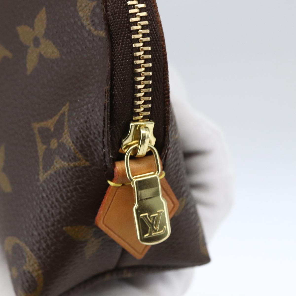 LOUIS VUITTON Monogram Pochette Cosmetic PM Pouch M43998 LV Auth 165733