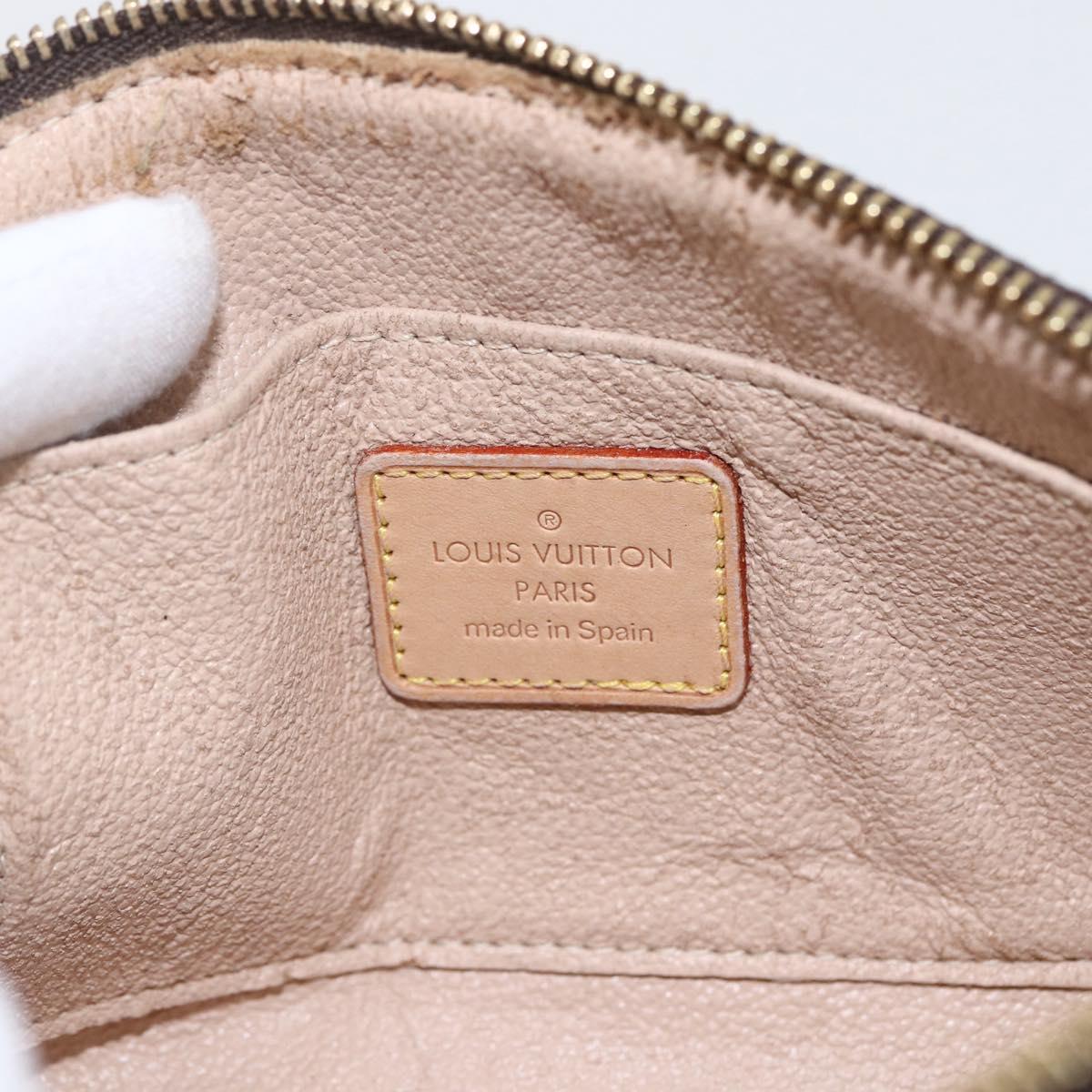 LOUIS VUITTON Monogram Pochette Cosmetic PM Pouch M43998 LV Auth 165733