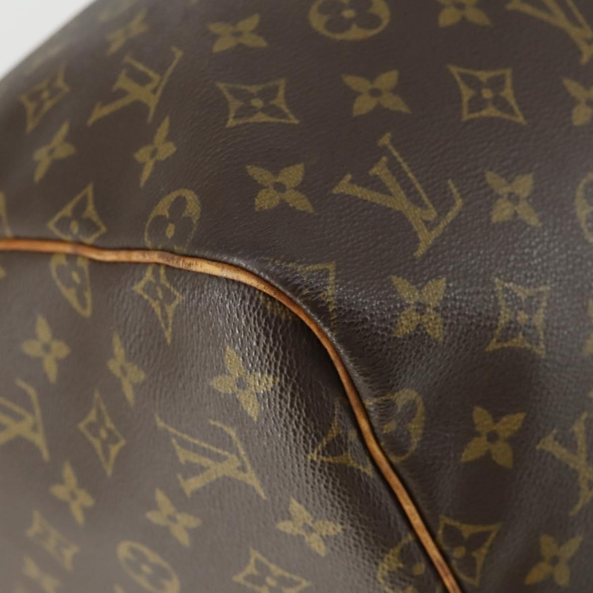 LOUIS VUITTON Monogram Keepall 55 Boston Bag M41424 LV Auth 165741