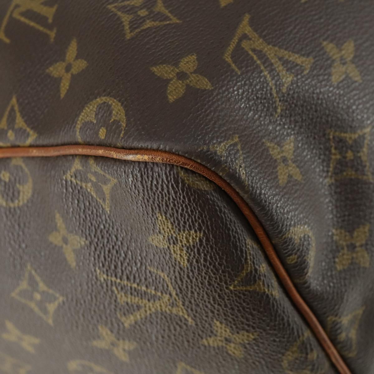 LOUIS VUITTON Monogram Keepall 55 Boston Bag M41424 LV Auth 165741