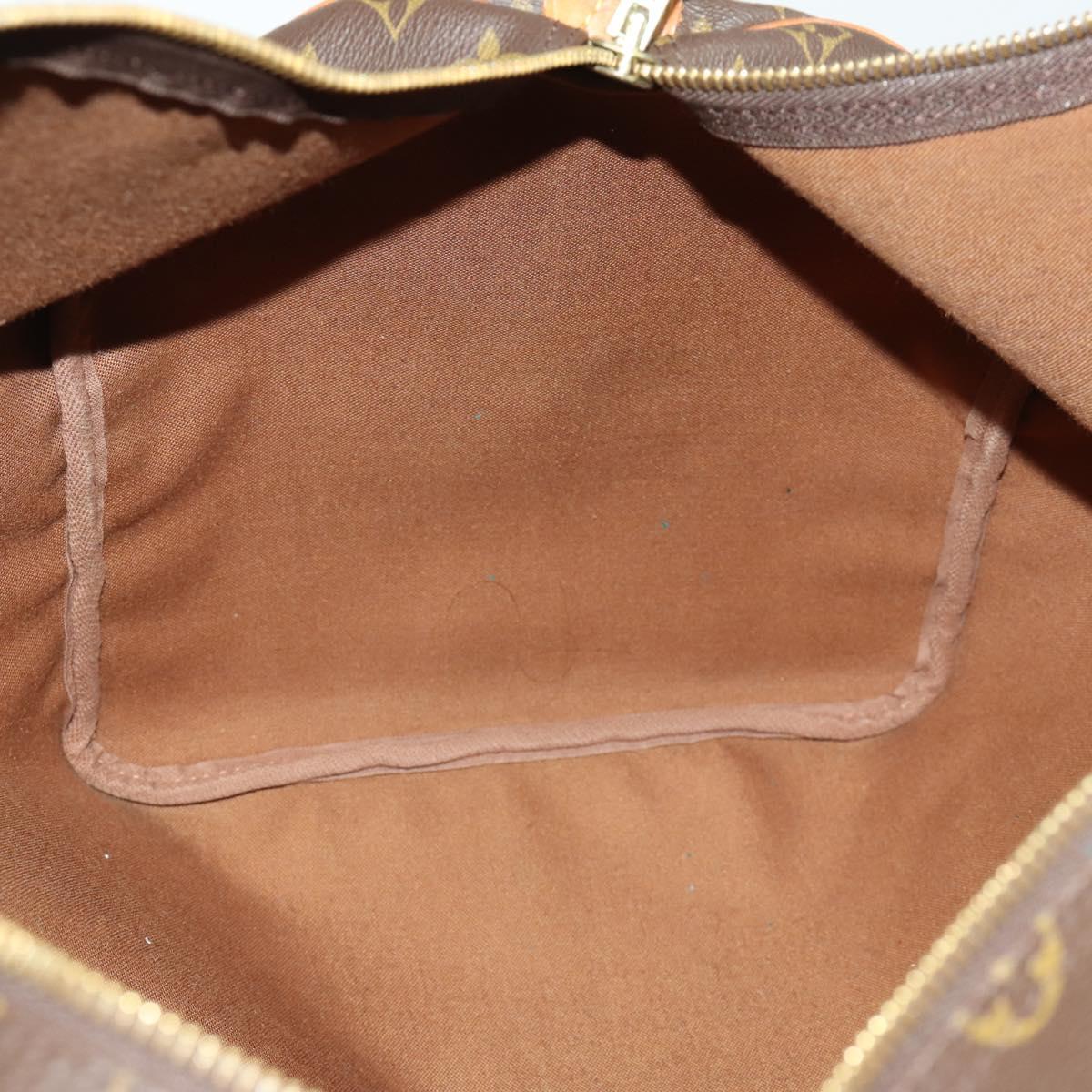 LOUIS VUITTON Monogram Keepall 55 Boston Bag M41424 LV Auth 165741