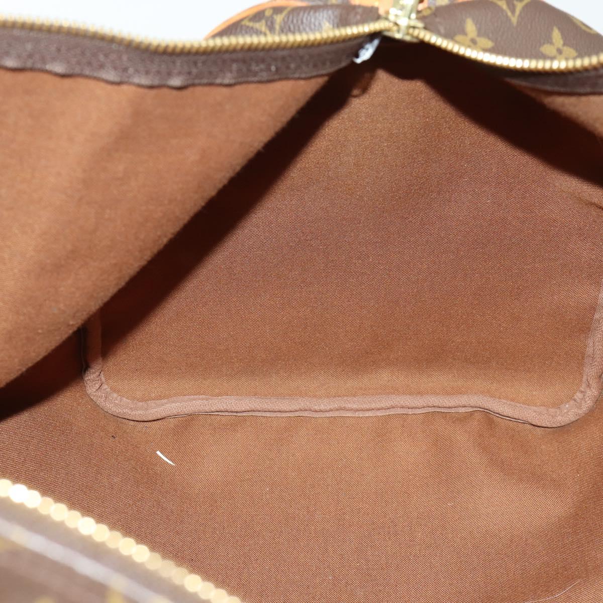 LOUIS VUITTON Monogram Keepall 55 Boston Bag M41424 LV Auth 165741