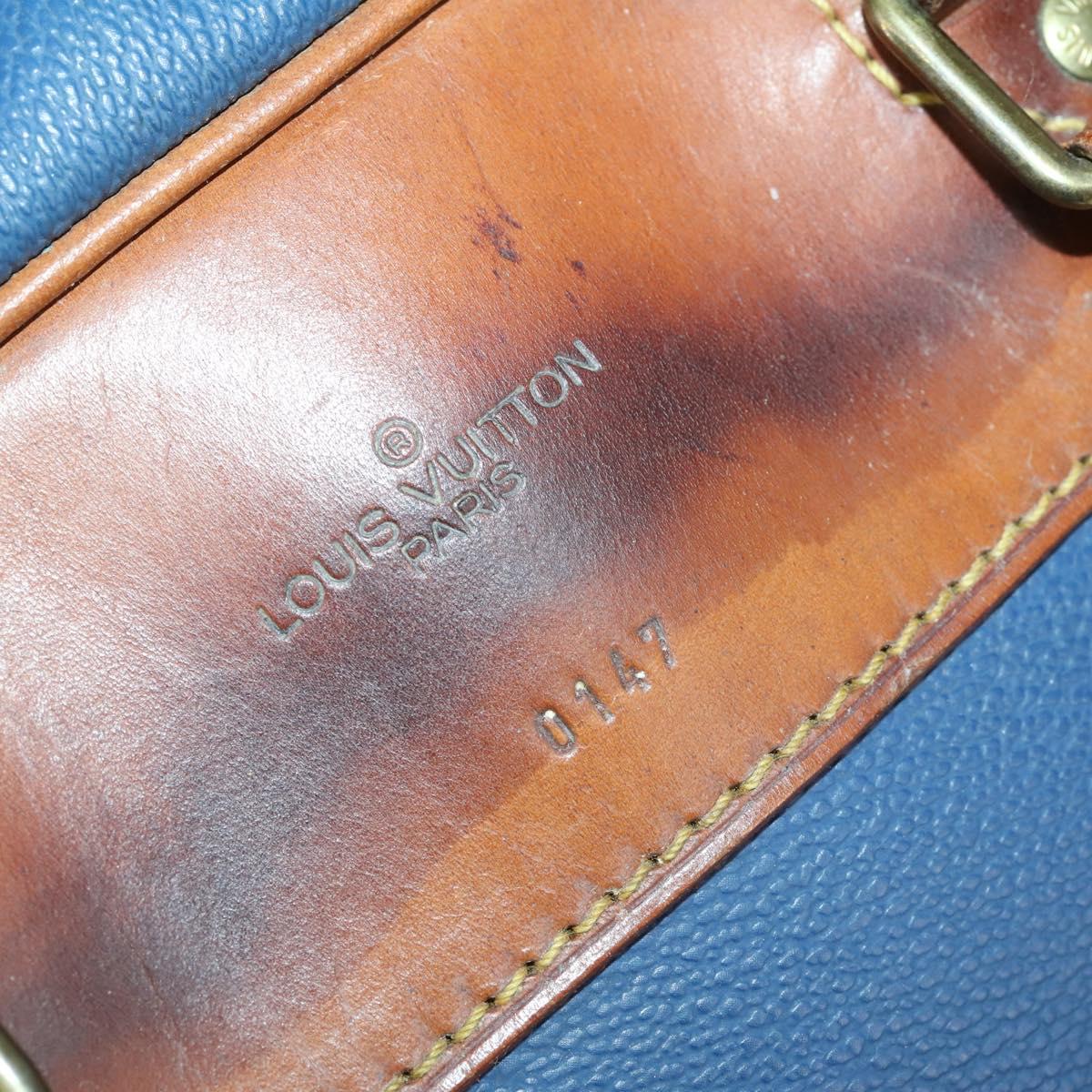 LOUIS VUITTON LV Cup Boston Bag Blue LV Auth 165742