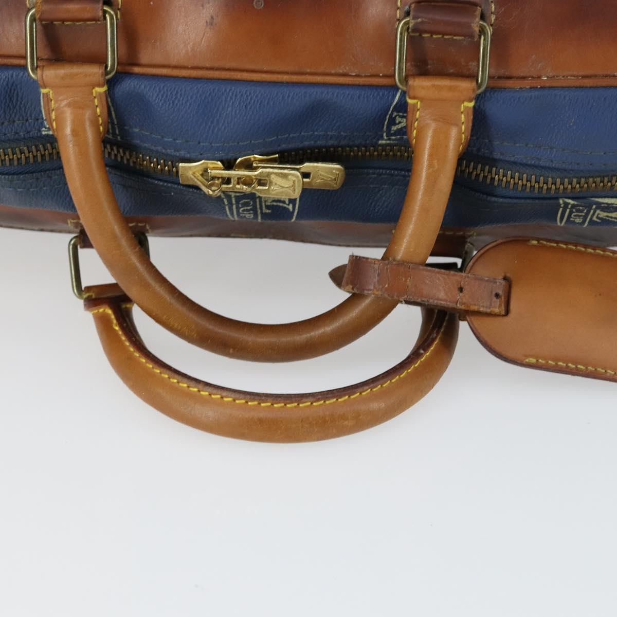 LOUIS VUITTON LV Cup Boston Bag Blue LV Auth 165742