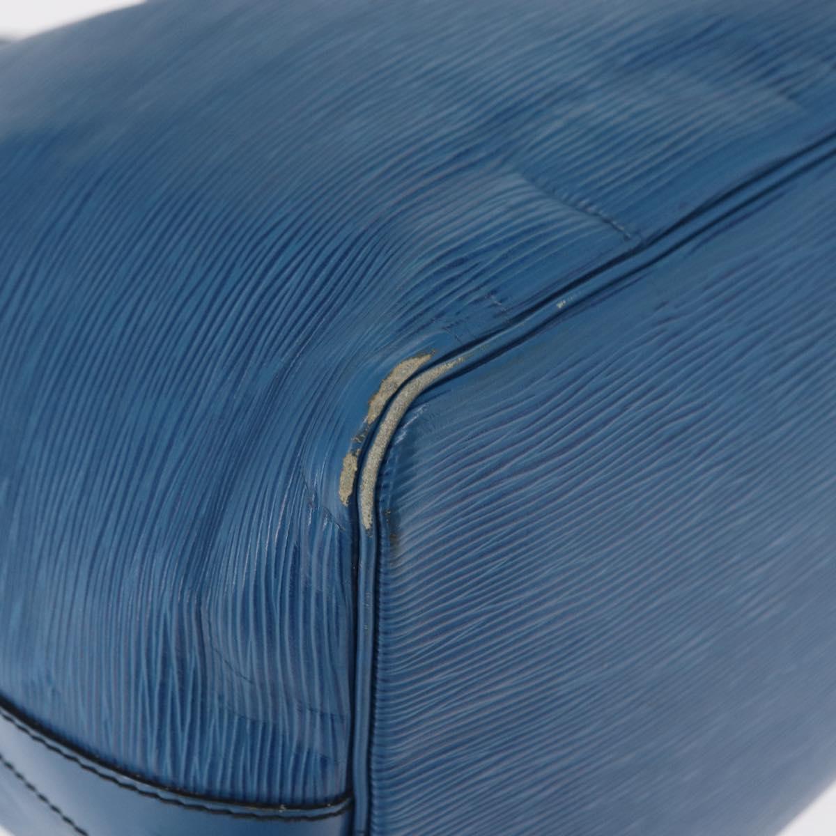 LOUIS VUITTON Epi Petit Noe Shoulder Bag Blue M44105 LV Auth 165745