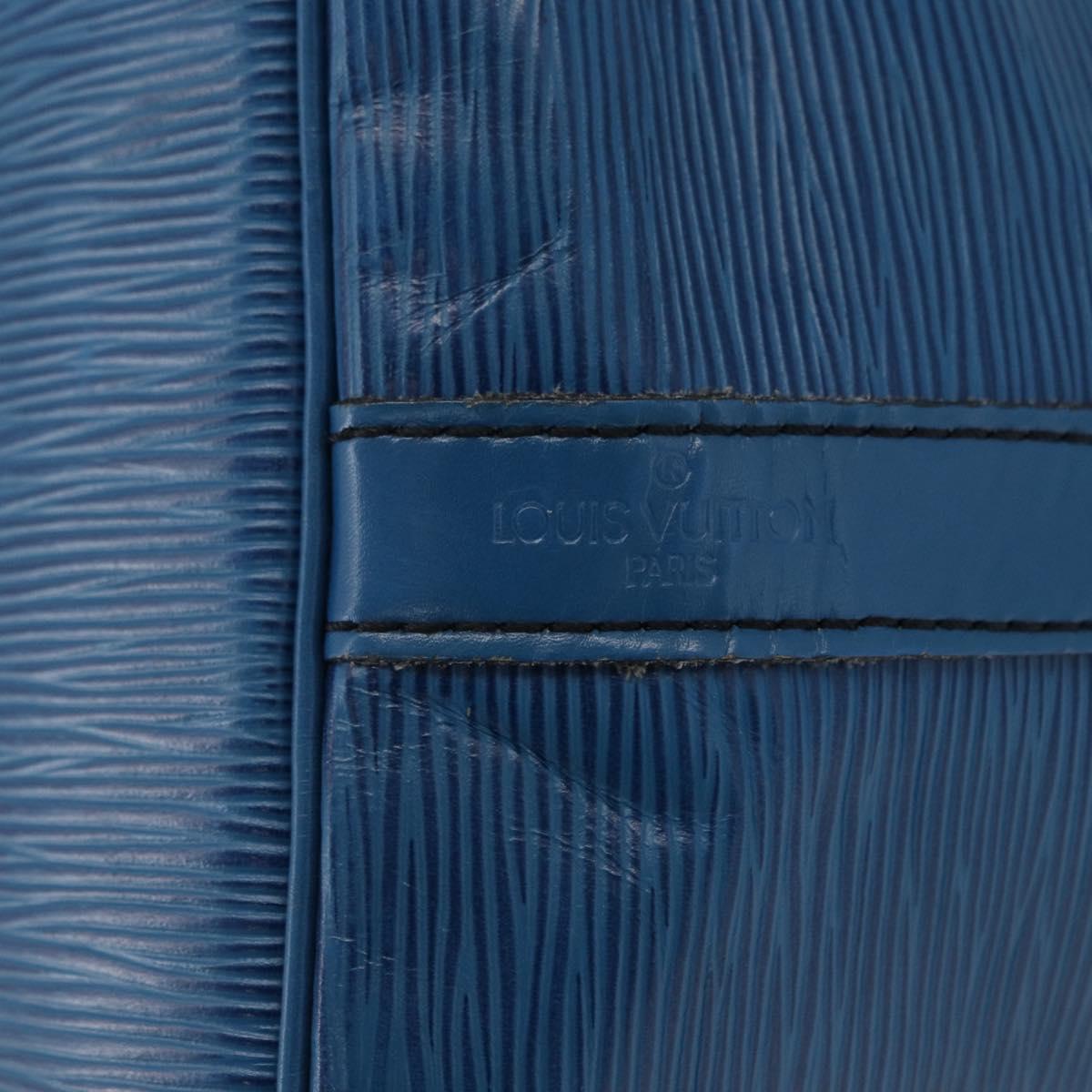 LOUIS VUITTON Epi Petit Noe Shoulder Bag Blue M44105 LV Auth 165745