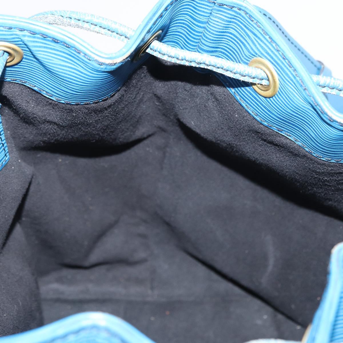 LOUIS VUITTON Epi Petit Noe Shoulder Bag Blue M44105 LV Auth 165745