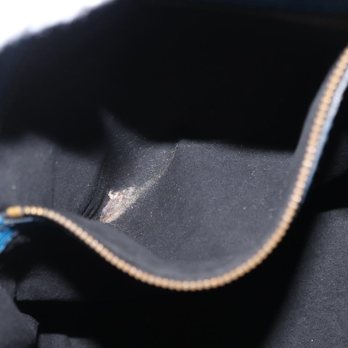 LOUIS VUITTON Epi Petit Noe Shoulder Bag Blue M44105 LV Auth 165745