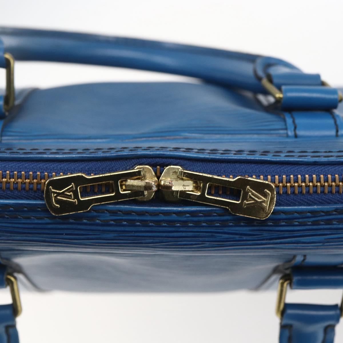 LOUIS VUITTON Epi Porte Documents Voyage Business Bag Blue M54475 LV Auth 165756