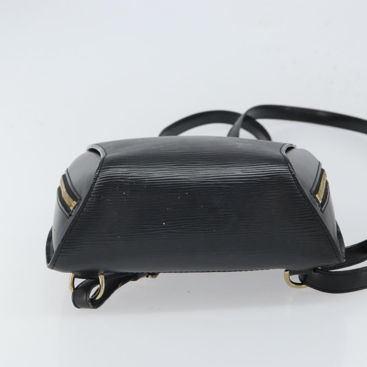 LOUIS VUITTON Epi Mabillon Backpack Black M52232 LV Auth 165757