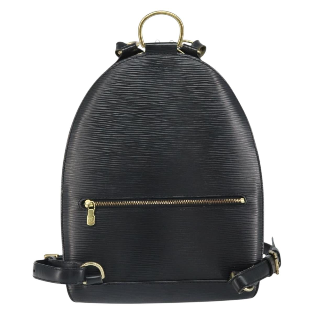 LOUIS VUITTON Epi Mabillon Backpack Black M52232 LV Auth 165757
