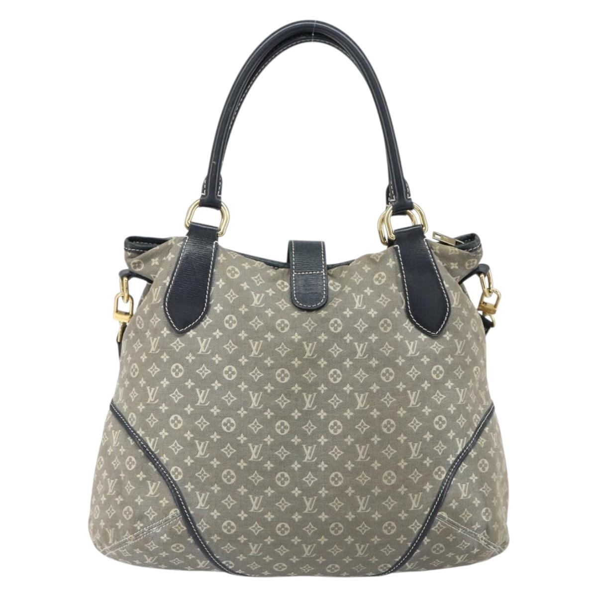 LOUIS VUITTON Monogram Idylle Elegy Shoulder Bag 2way Navy M56697 LV Auth 165759