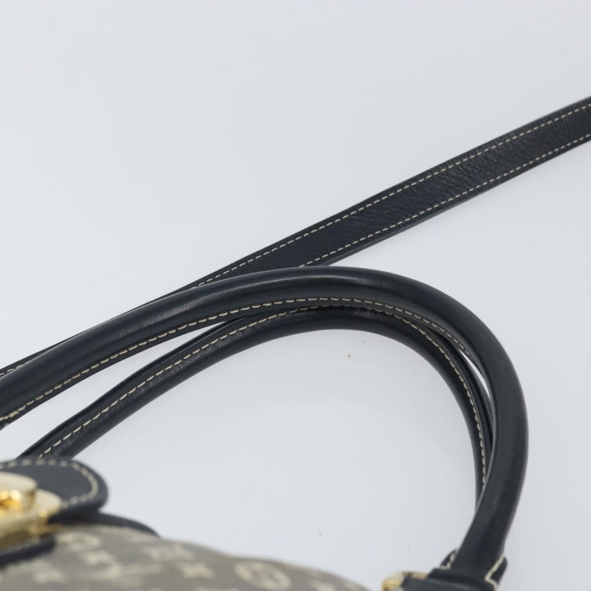LOUIS VUITTON Monogram Idylle Elegy Shoulder Bag 2way Navy M56697 LV Auth 165759
