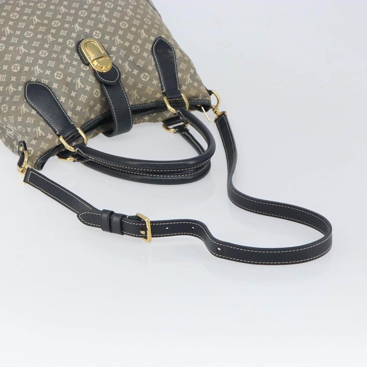 LOUIS VUITTON Monogram Idylle Elegy Shoulder Bag 2way Navy M56697 LV Auth 165759