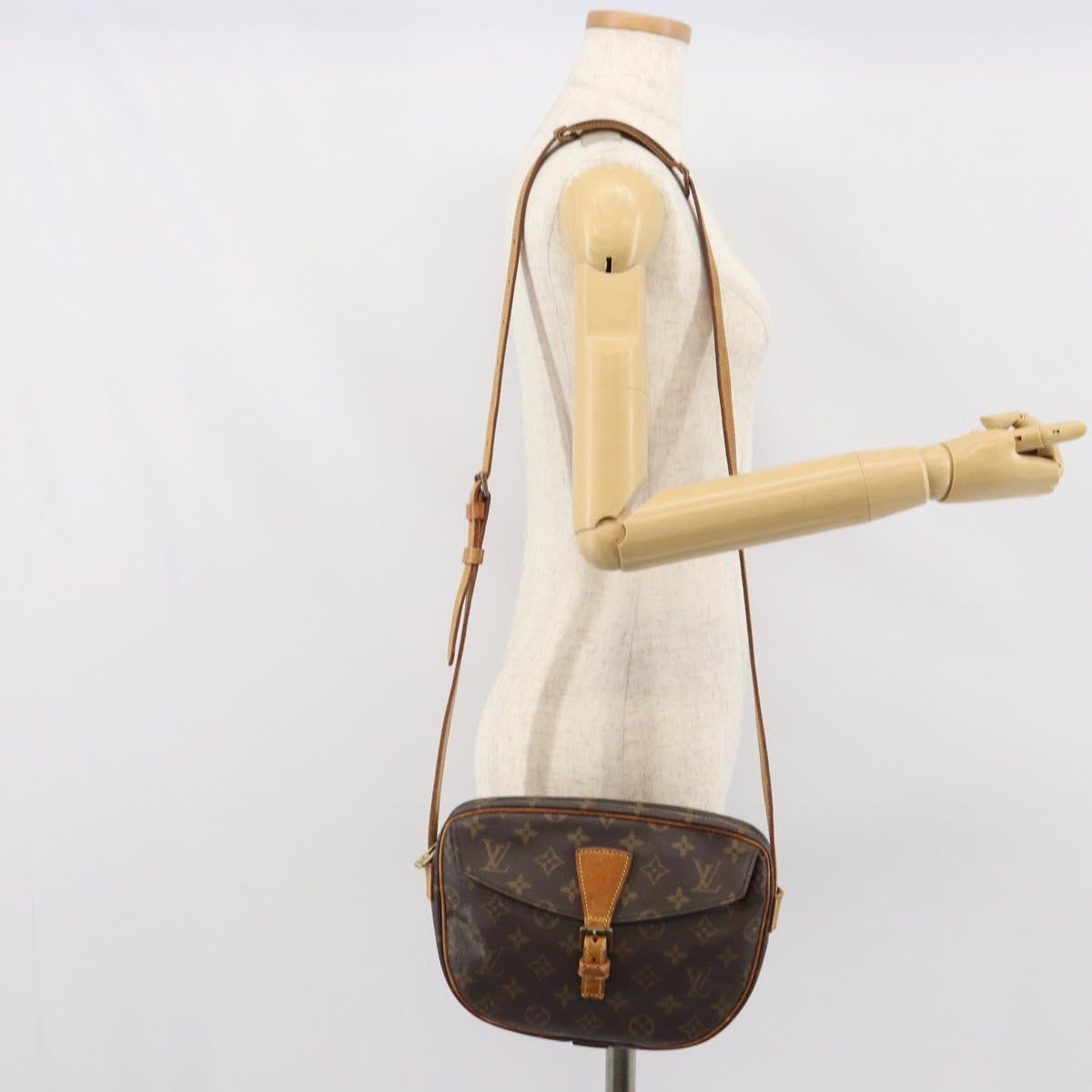 LOUIS VUITTON Monogram Jeune Fille MM Shoulder Bag M51226 LV Auth 165762