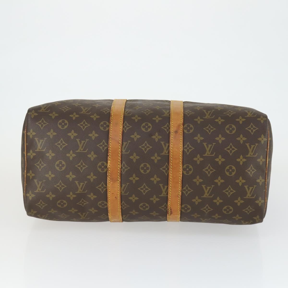 LOUIS VUITTON Monogram Keepall 45 Boston Bag M41428 LV Auth 165763