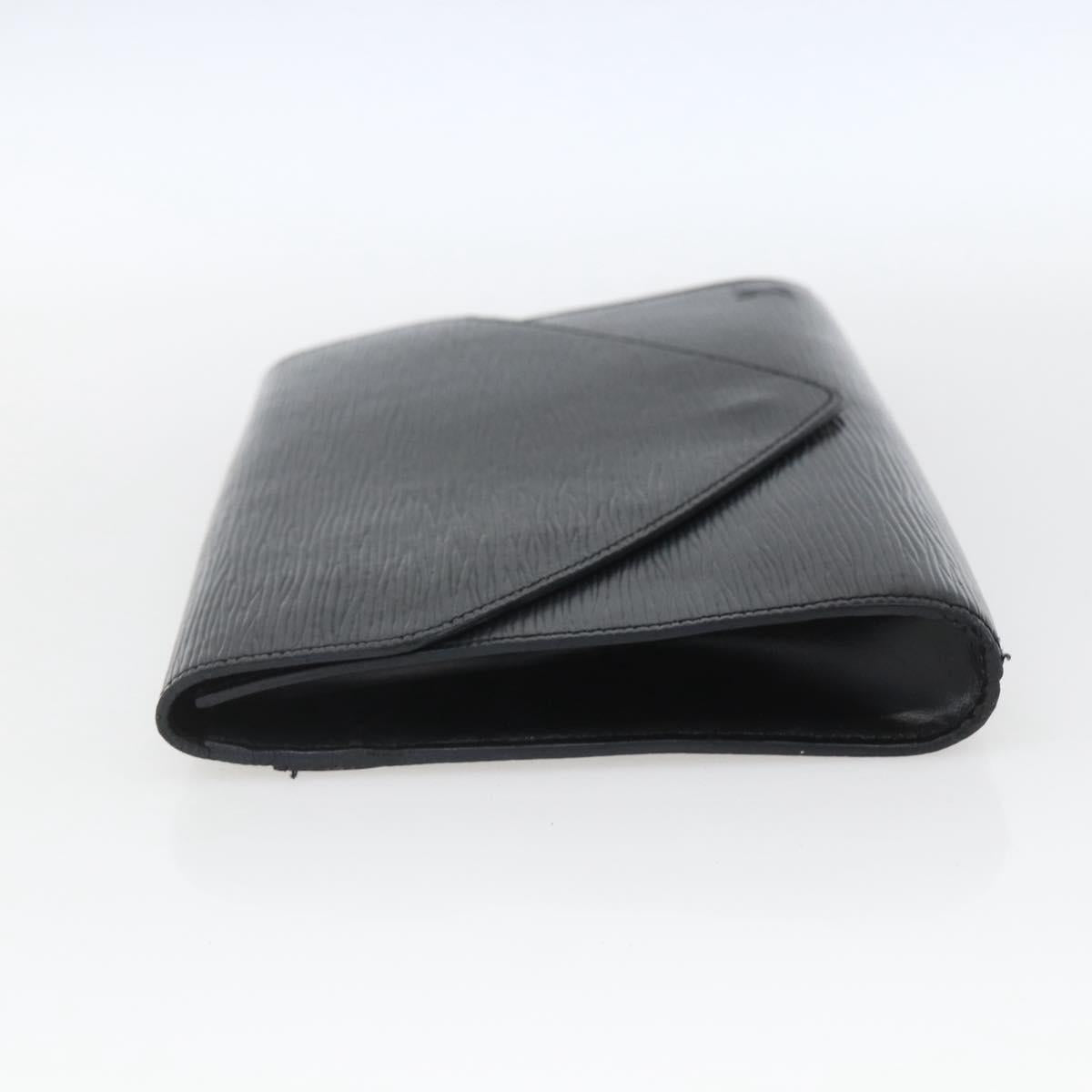 LOUIS VUITTON Epi Art Deco Clutch Bag Black M52632 LV Auth 165780