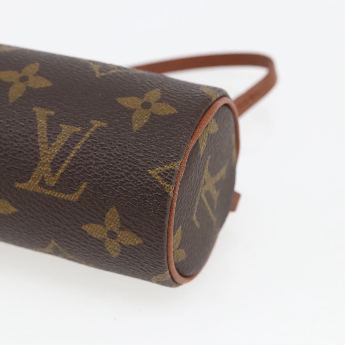 LOUIS VUITTON Monogram Papillon Pouch LV Auth 165792
