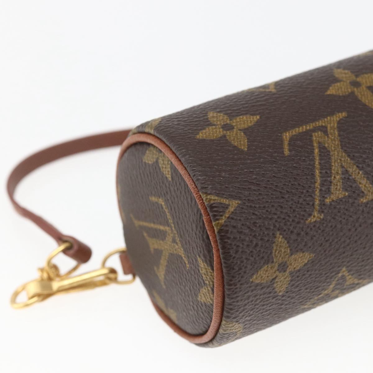 LOUIS VUITTON Monogram Papillon Pouch LV Auth 165792