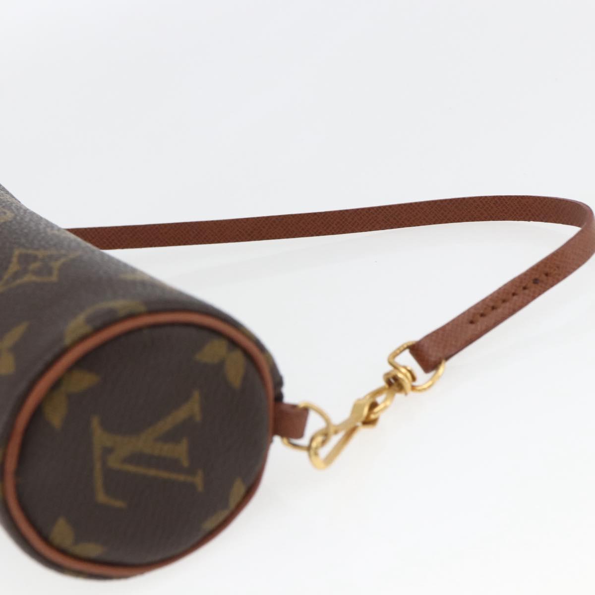 LOUIS VUITTON Monogram Papillon Pouch LV Auth 165792
