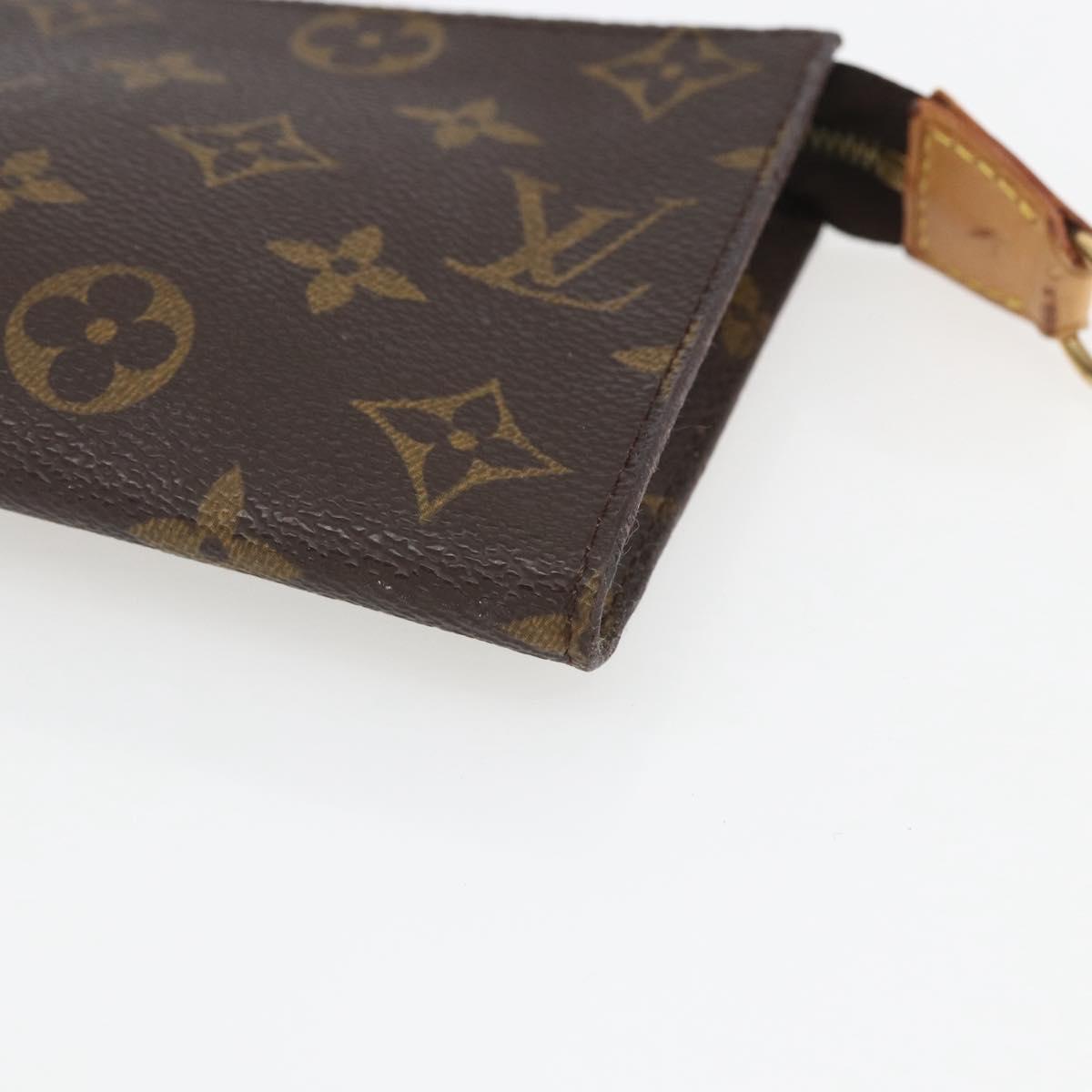 LOUIS VUITTON Monogram Bucket GM Accessory Pouch LV Auth 165794
