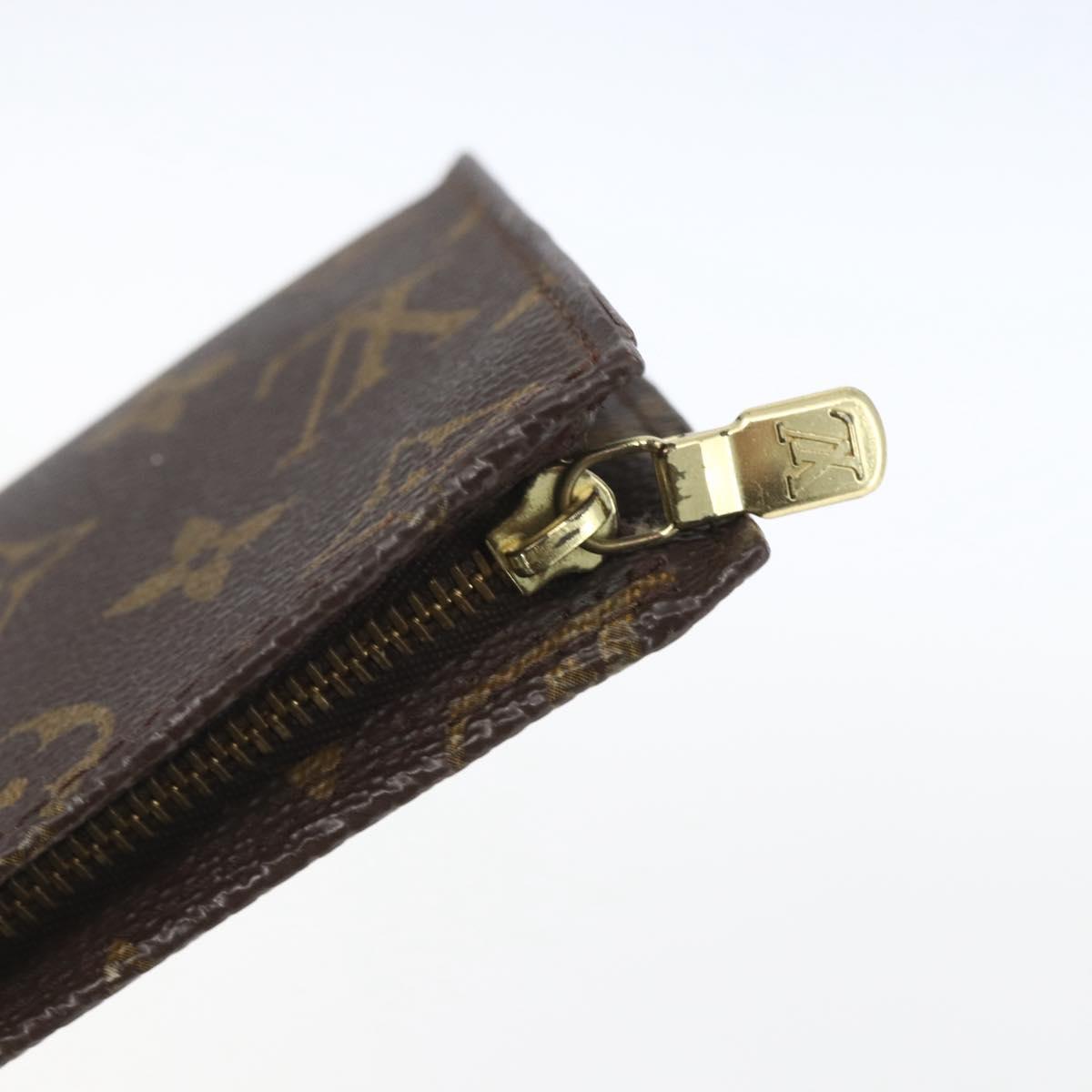 LOUIS VUITTON Monogram Bucket GM Accessory Pouch LV Auth 165802