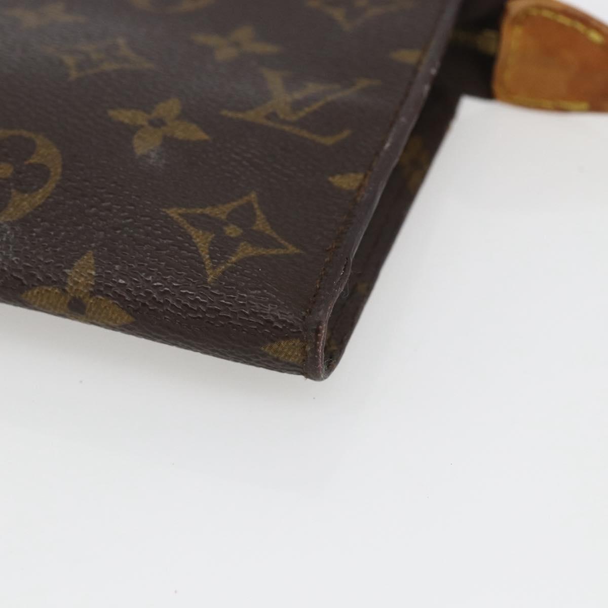 LOUIS VUITTON Monogram Bucket GM Accessory Pouch LV Auth 165802