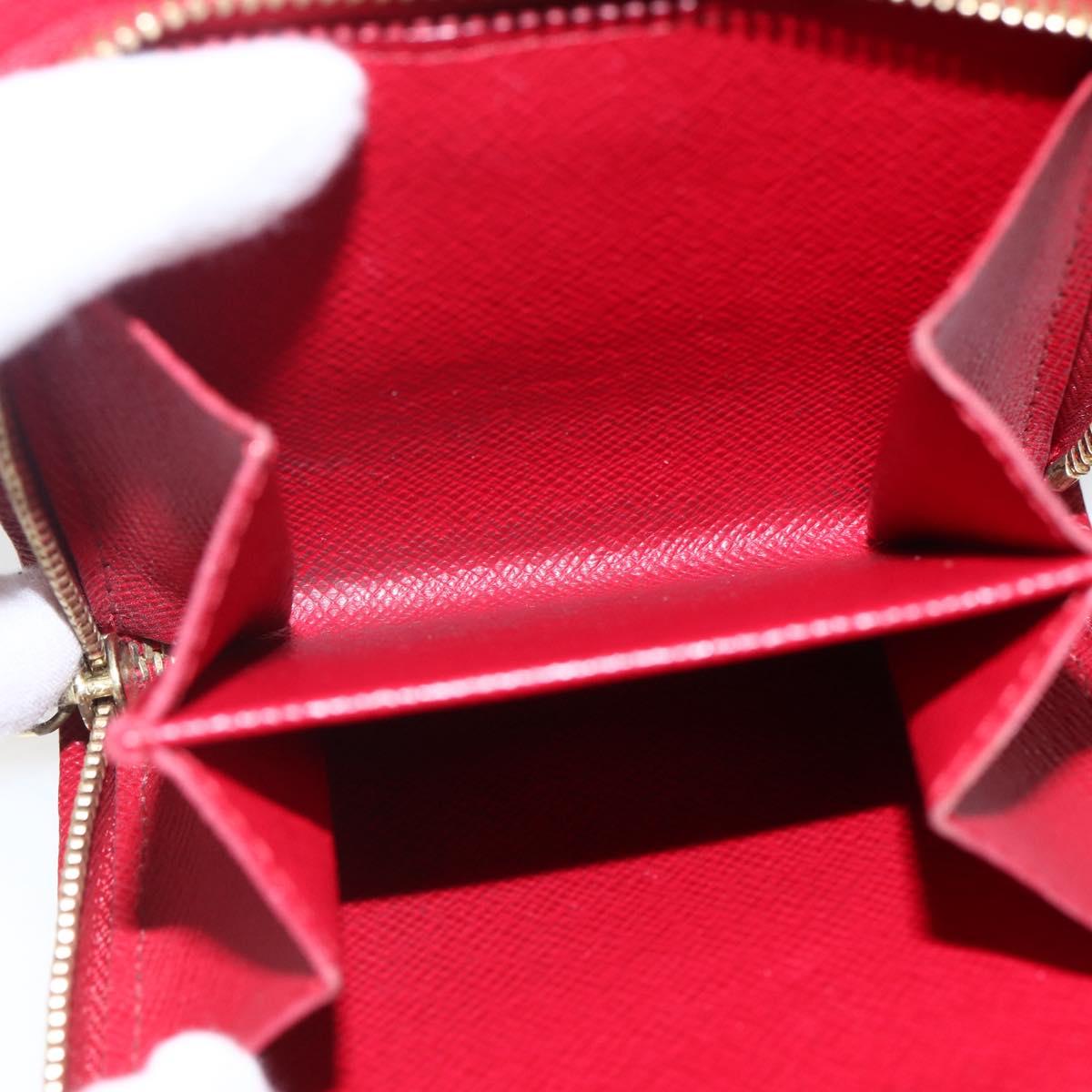 LOUIS VUITTON Monogram Cherry Compact Zip Bifold Wallet M95005 LV Auth 165814V