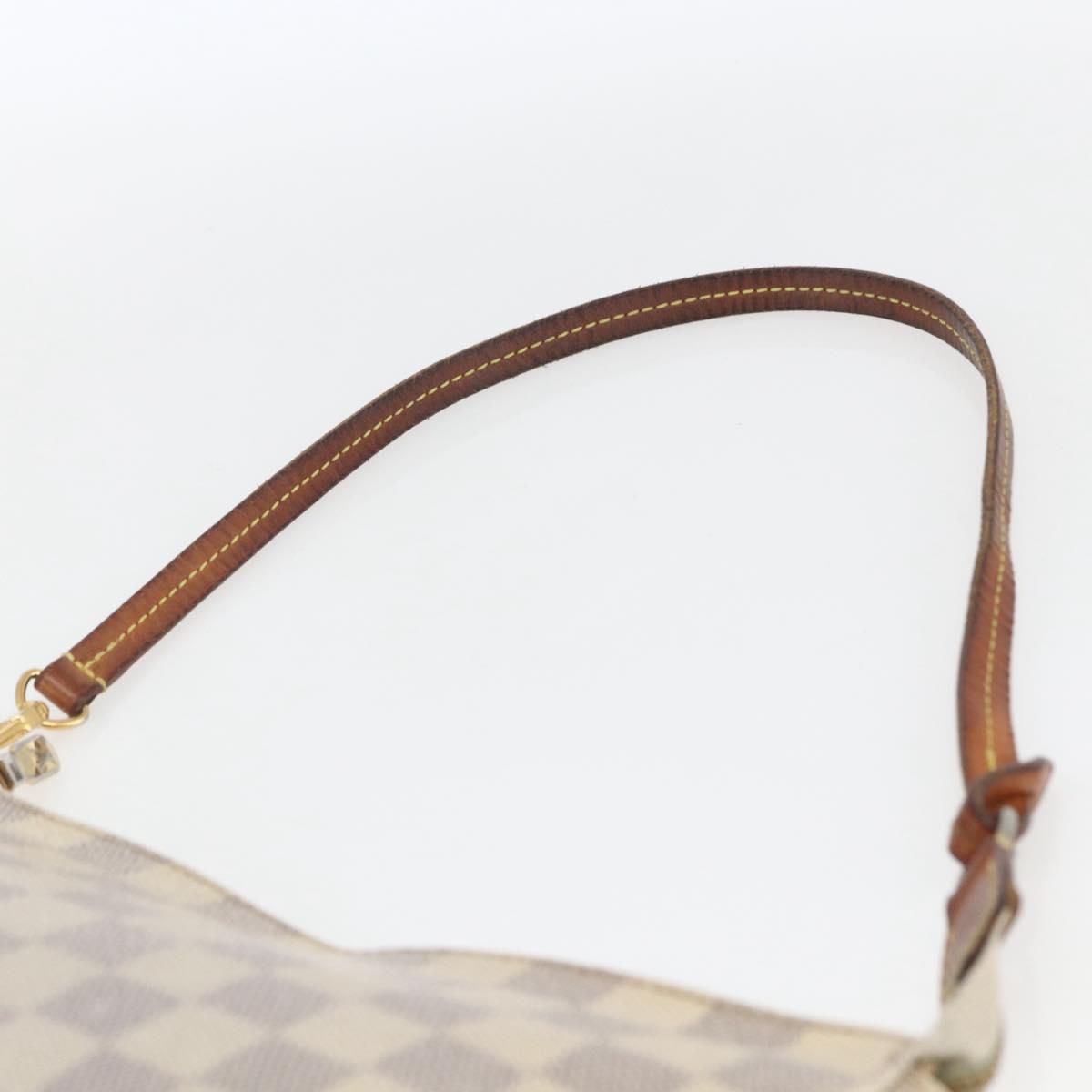 LOUIS VUITTON Damier Azur Pochette Accessoires Pouch N51986 LV Auth 165817