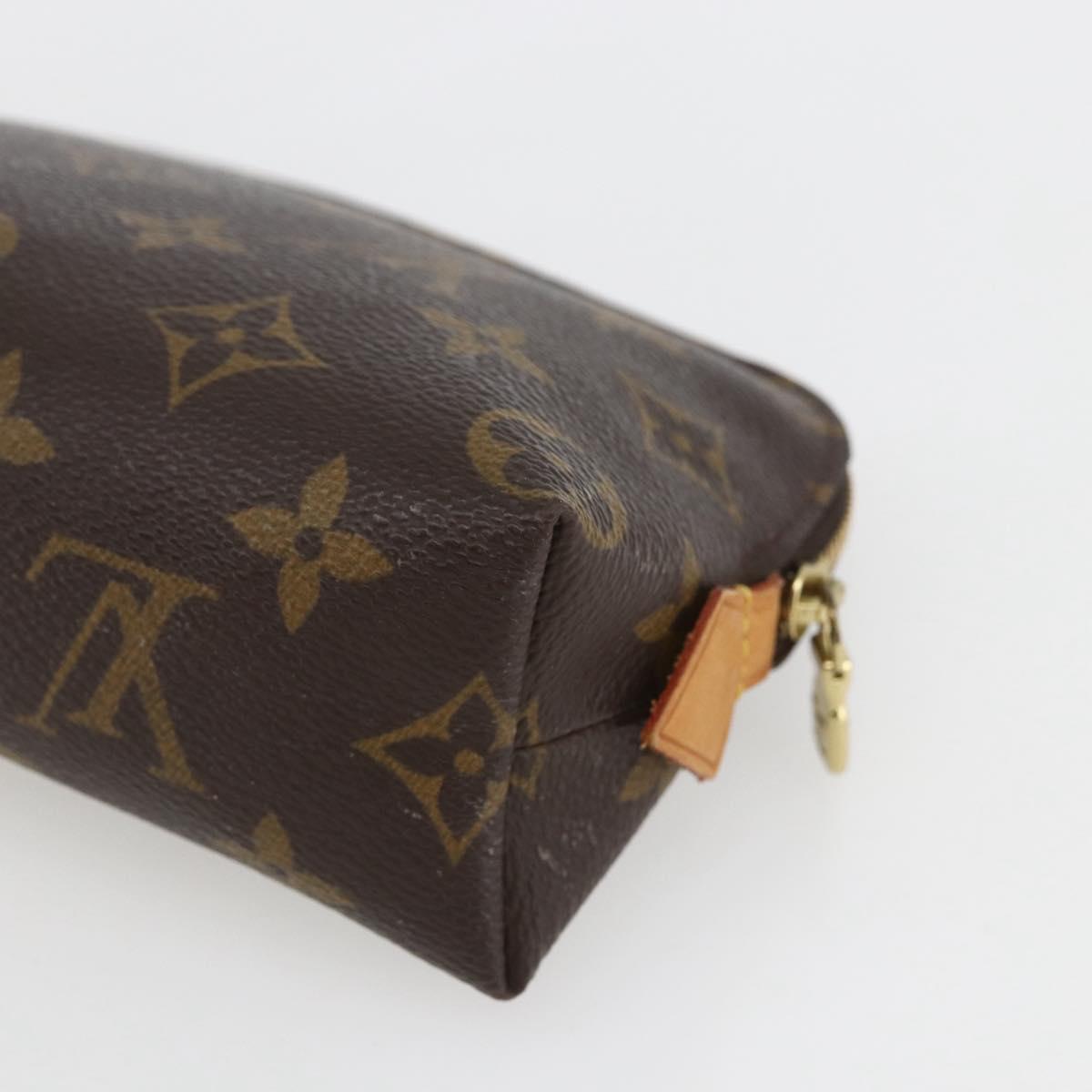 LOUIS VUITTON Monogram Pochette Cosmetic PM Pouch M43998 LV Auth 165819